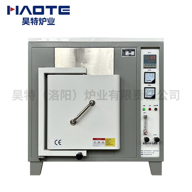 400X400X400馬弗爐1400℃灰白可通氣體（tǐ）