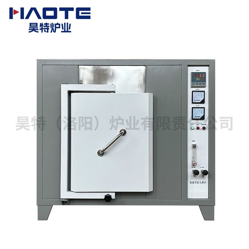 400X300X300馬弗爐1400℃灰白可通氣體（tǐ）